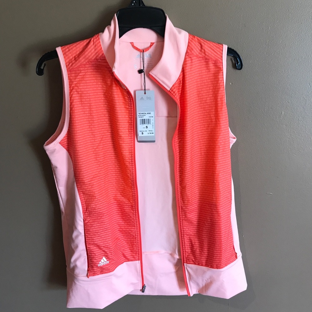 Adidas pink vest